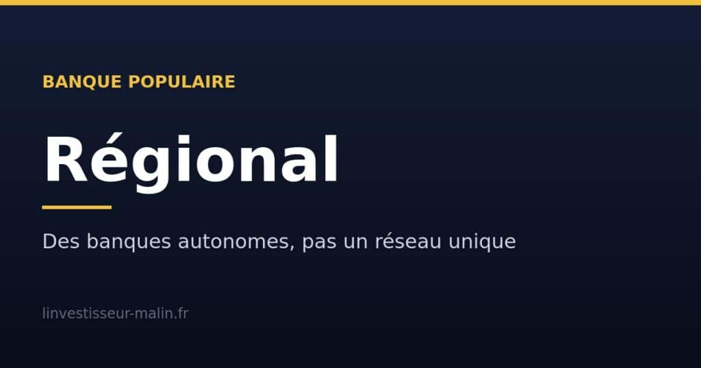 Banque Populaire : des banques régionales autonomes