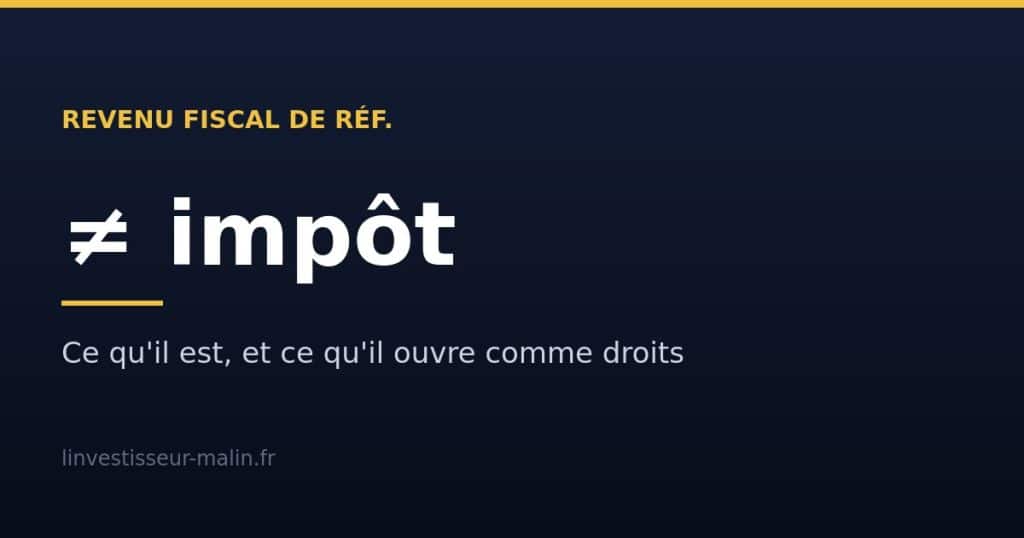 Revenu fiscal de référence : ce qu'il est vraiment