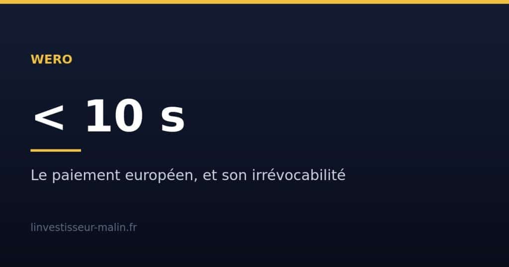 Wero : le paiement européen en moins de dix secondes